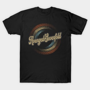 Avenged Sevenfold Circular Fade T-Shirt